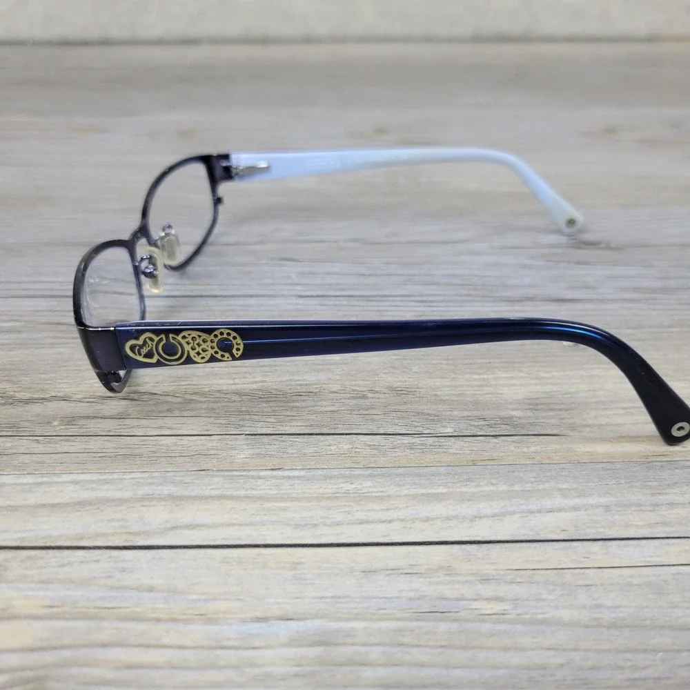 Coach Eyeglass Frames HC 5007 Willow 9047 Satin Blue Rectangular Women 52-16-135